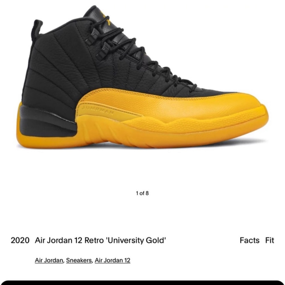 Jordan 12 size 4.5y 6wms